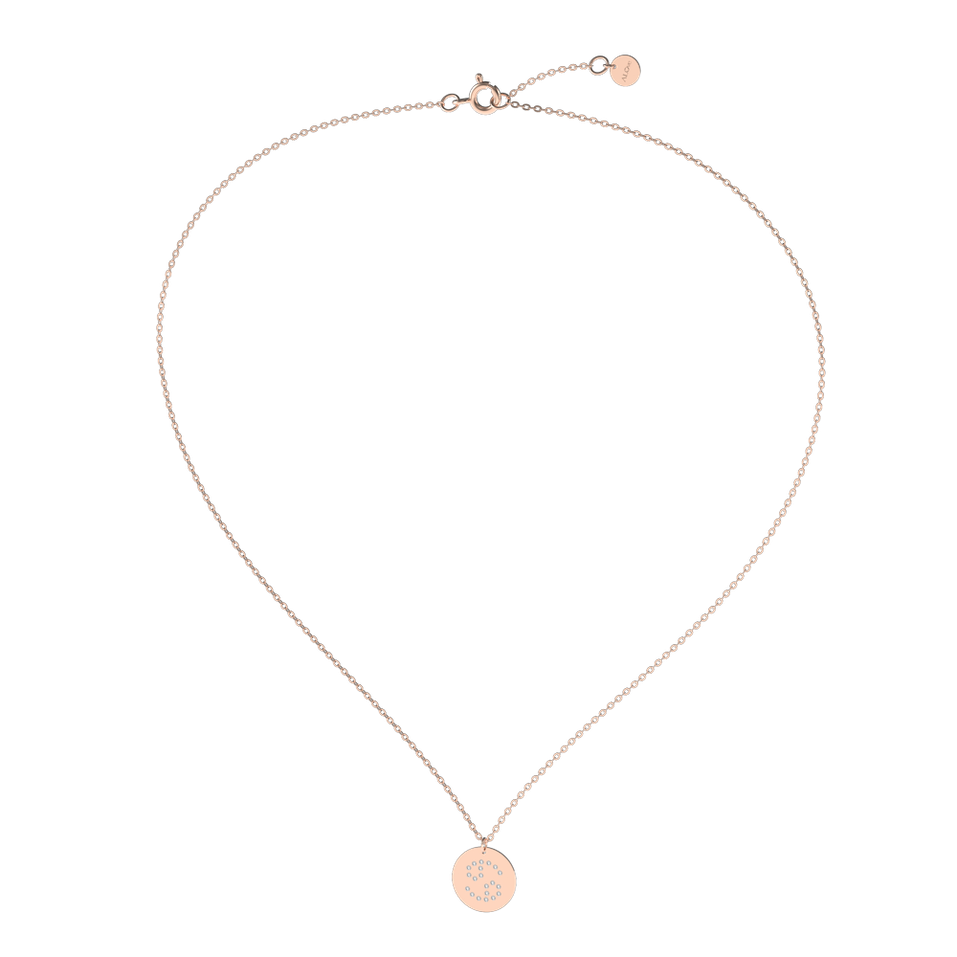 Náhrdelník s diamantmi Cancer