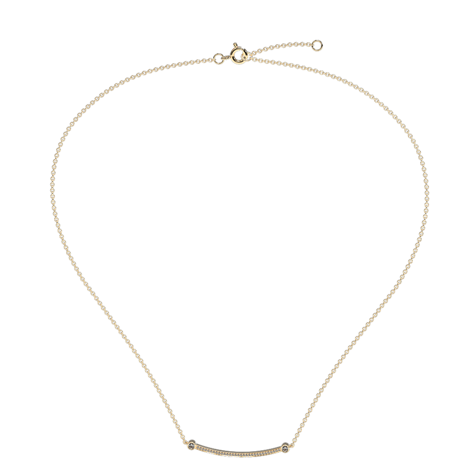 Náhrdelník s diamantmi Diamond Line