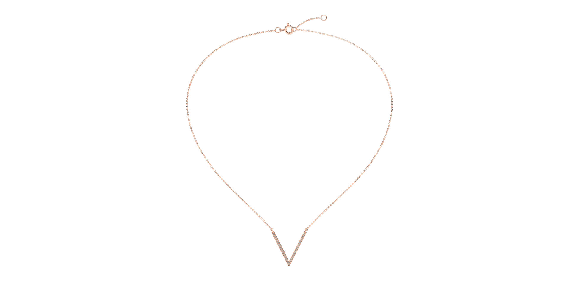 Náhrdelník s diamantmi Little Victory