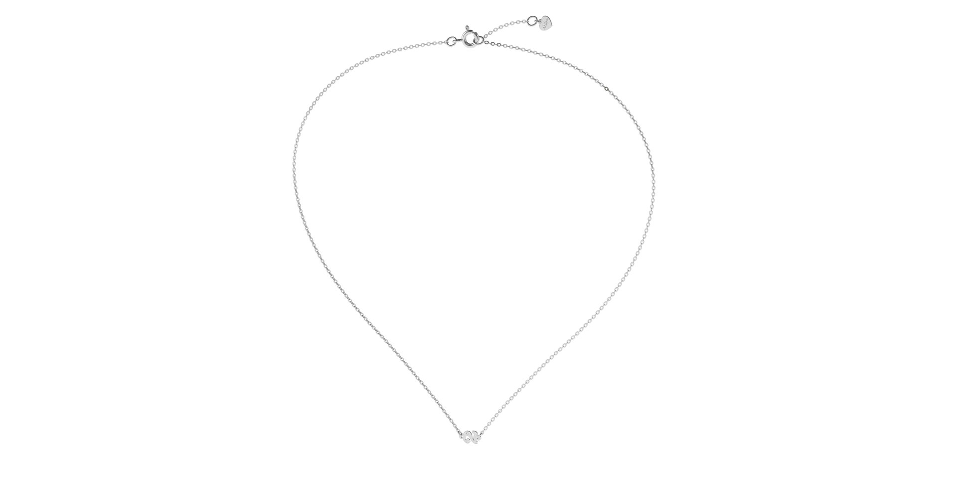 Náhrdelník s diamantom Lucky Two