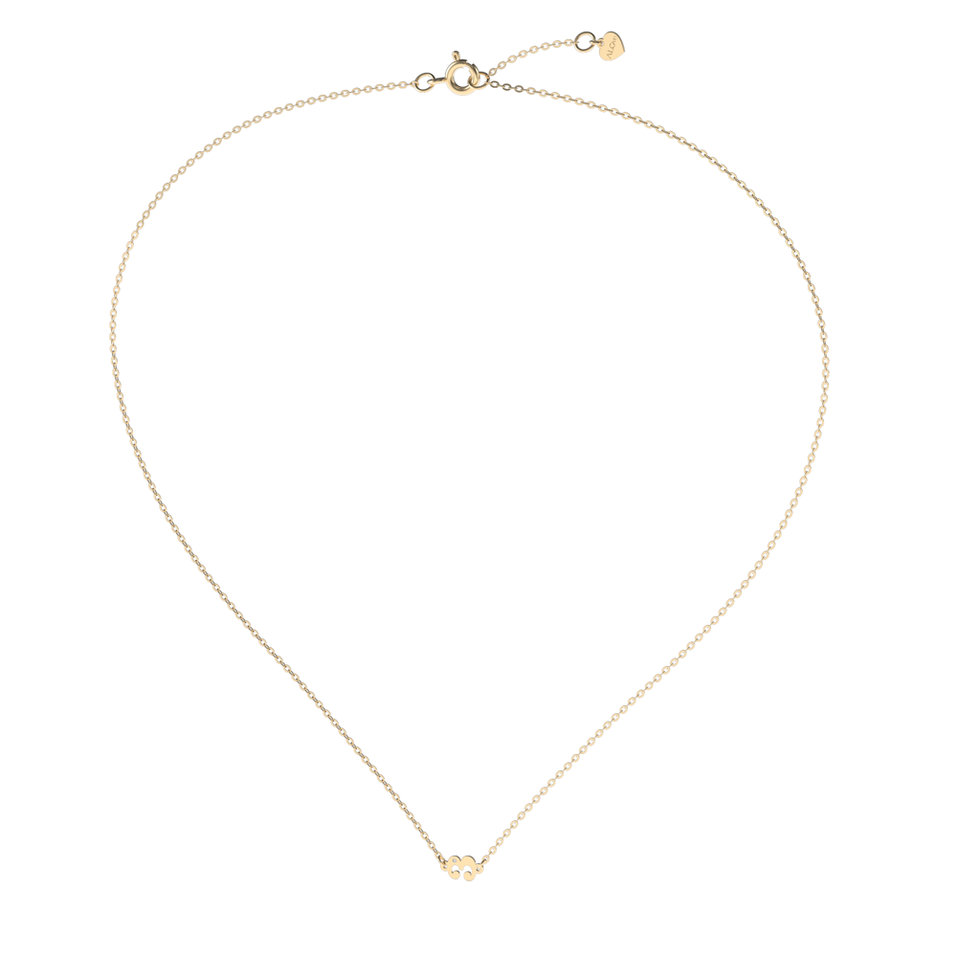 Náhrdelník s diamantom Lucky Three