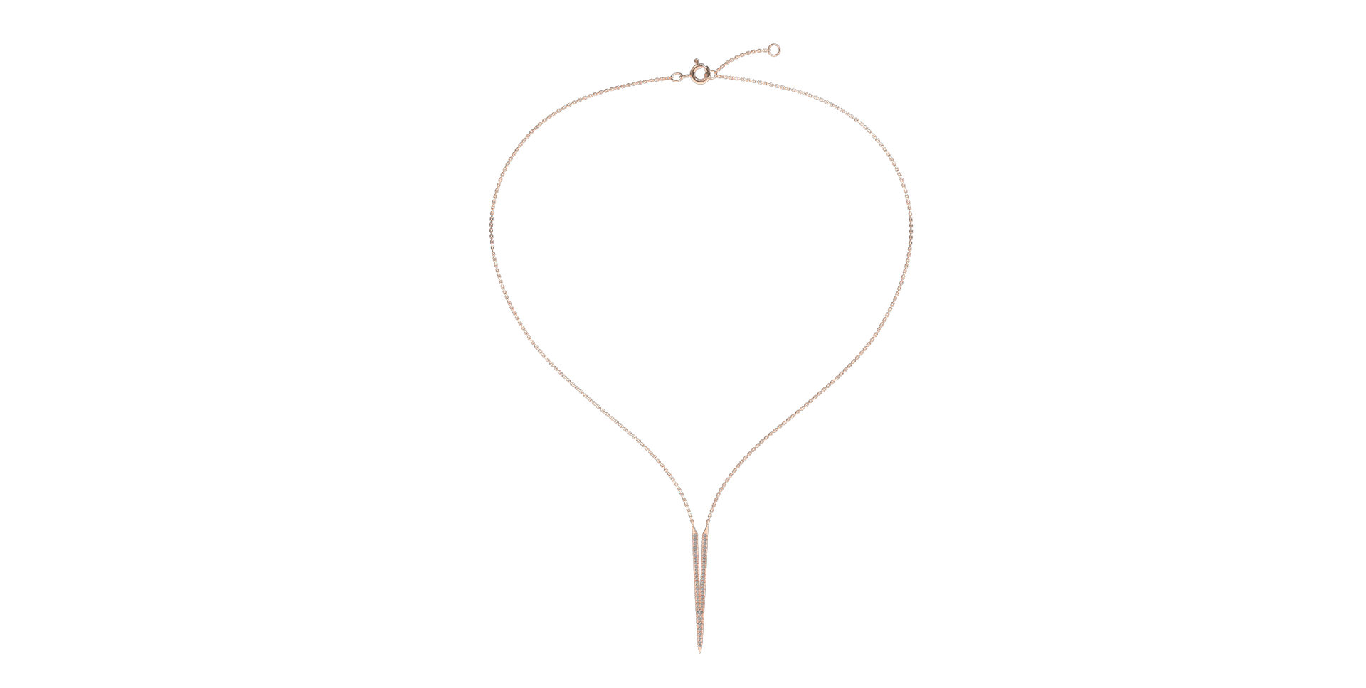 Náhrdelník s diamantmi Shiny Victory