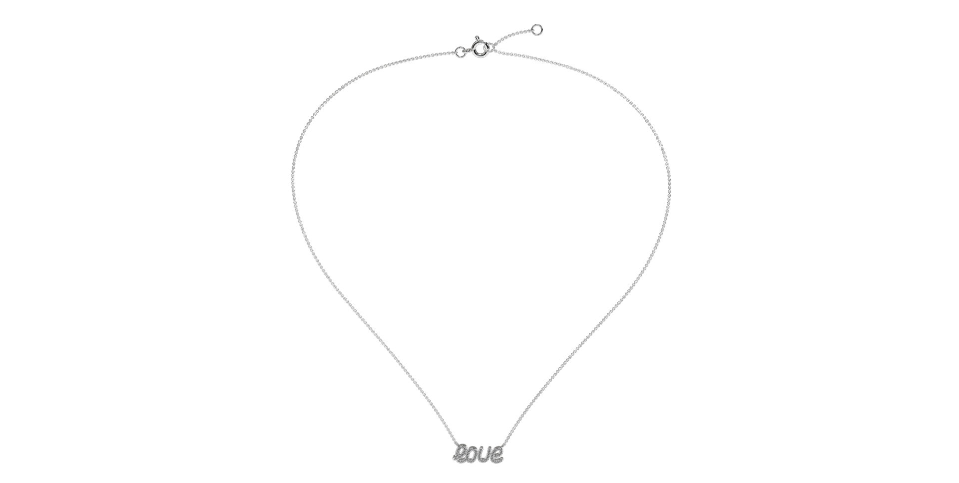 Náhrdelník s diamantmi Precious Love