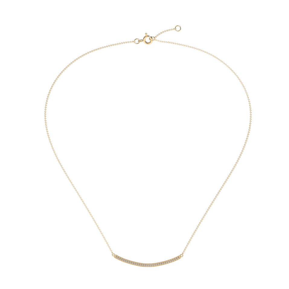 Náhrdelník s diamantmi Essential