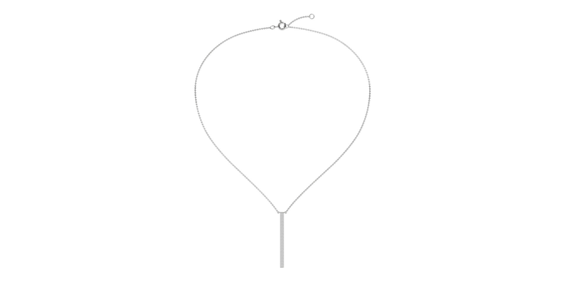 Náhrdelník s diamantmi Diamond Dash