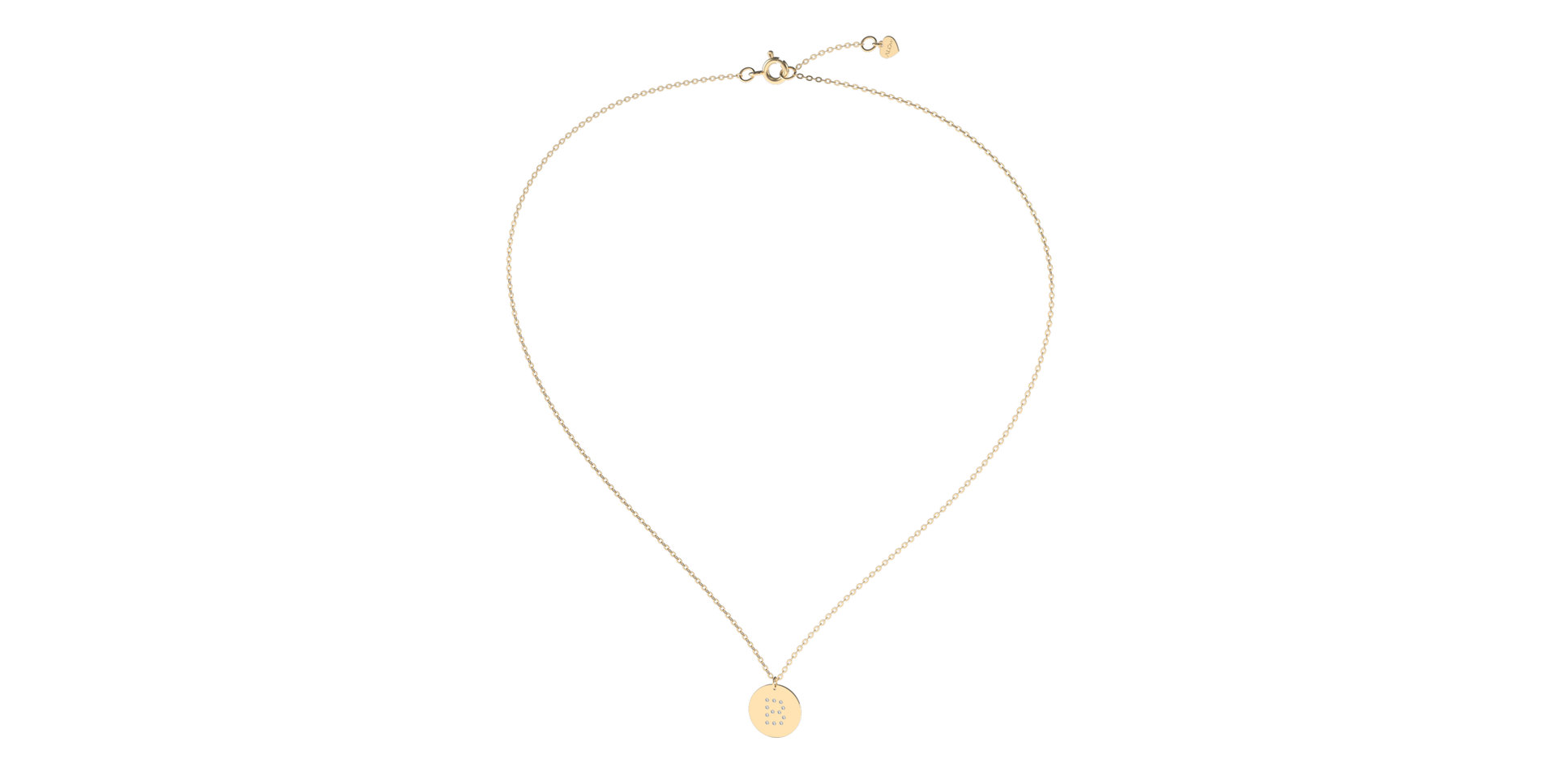 Náhrdelník s diamantmi Diamond Coins B