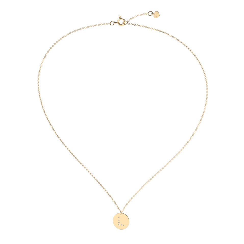 Náhrdelník s diamantmi Diamond Coins L