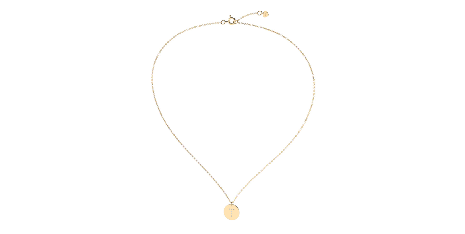 Náhrdelník s diamantmi Diamond Coins T