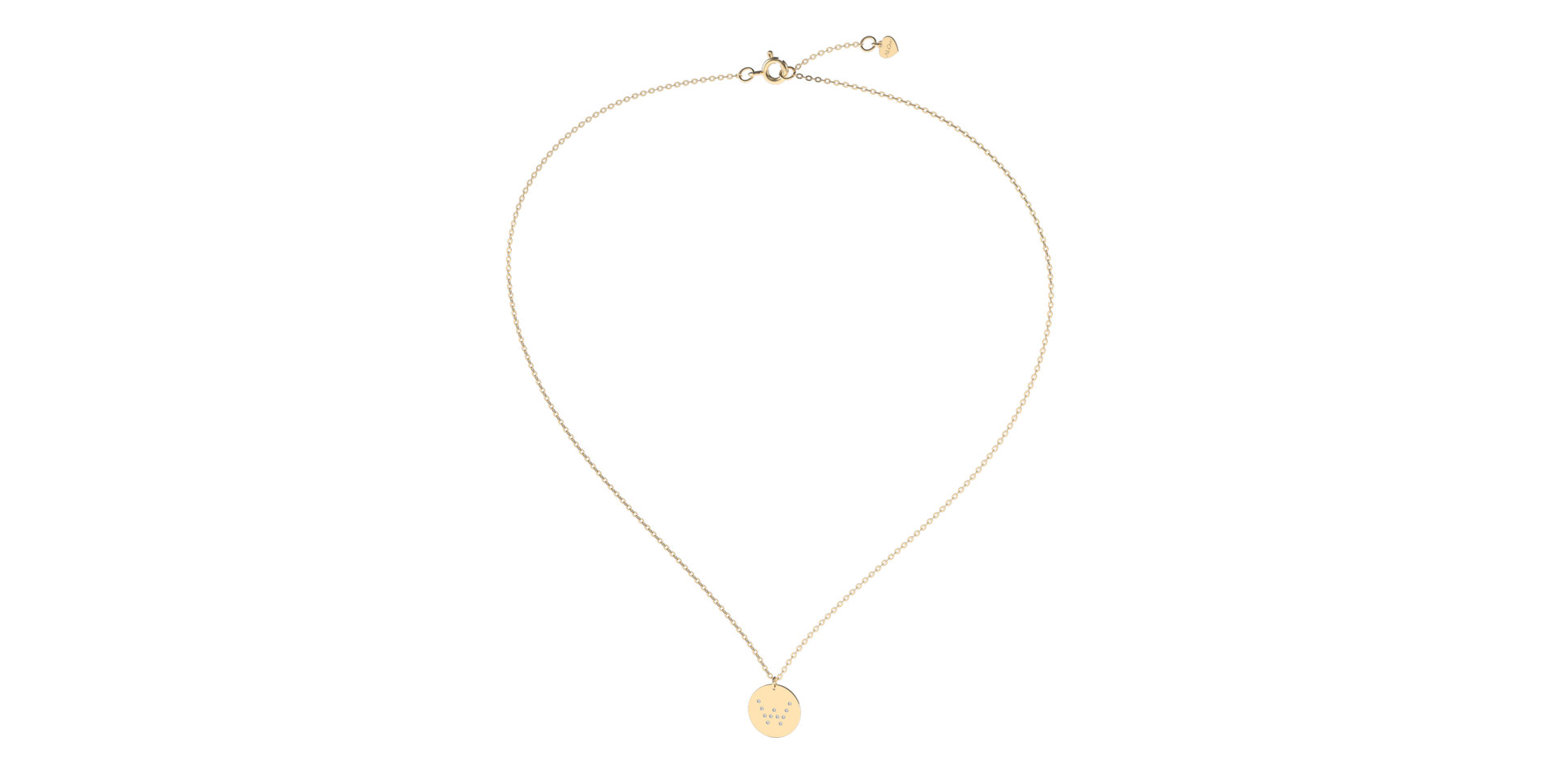 Náhrdelník s diamantmi Diamond Coins W