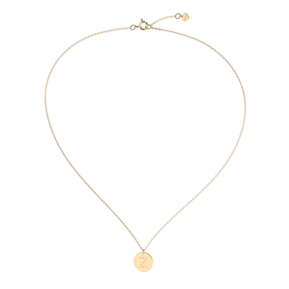 Náhrdelník s diamantmi Diamond Coins Z