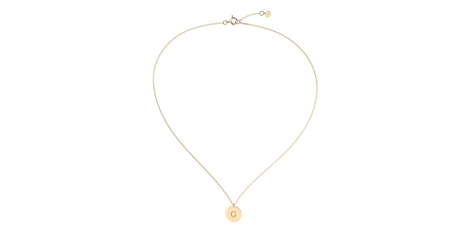 Náhrdelník s diamantom Big Coins G