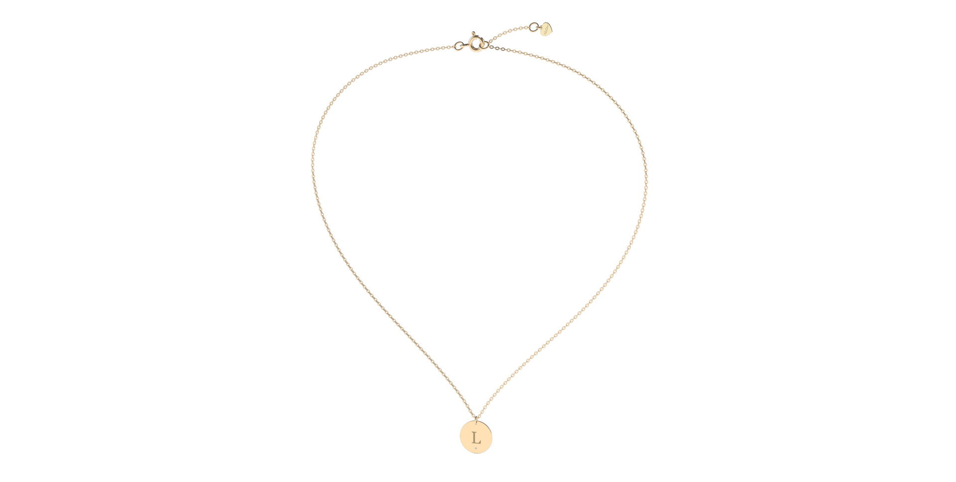 Náhrdelník s diamantom Big Coins L