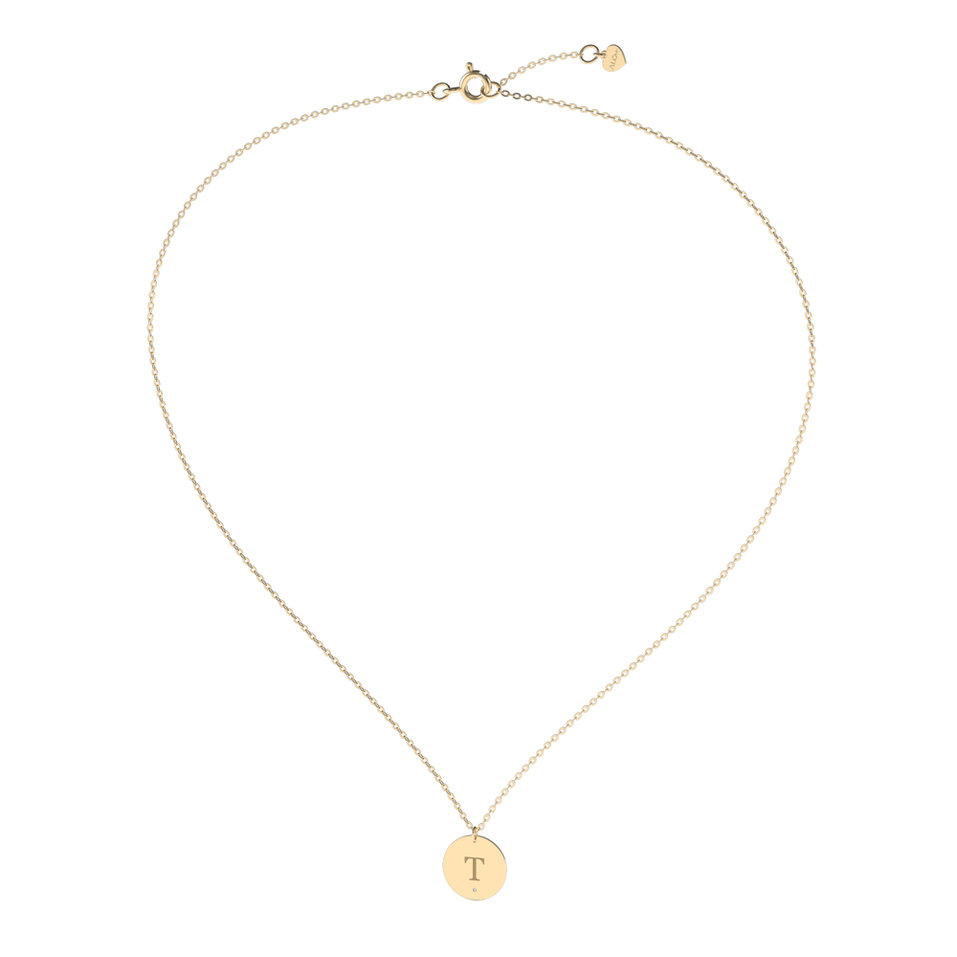 Náhrdelník s diamantom Big Coins T