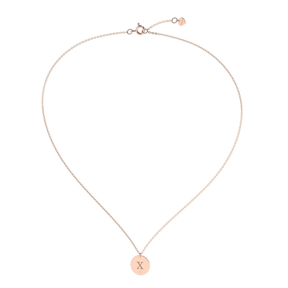 Náhrdelník s diamantom Big Coins X