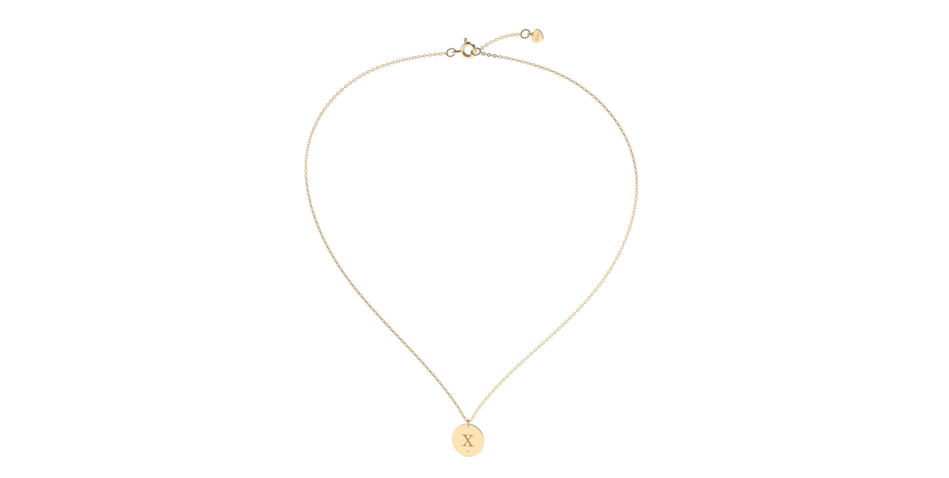 Náhrdelník s diamantom Big Coins X