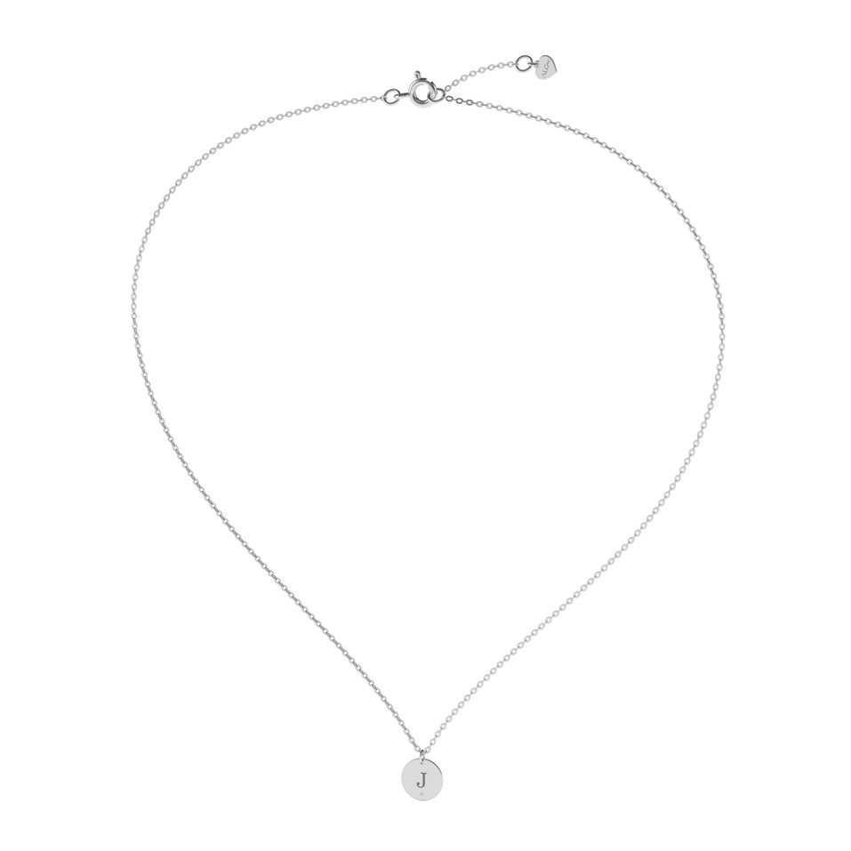 Náhrdelník s diamantom Little Coins J