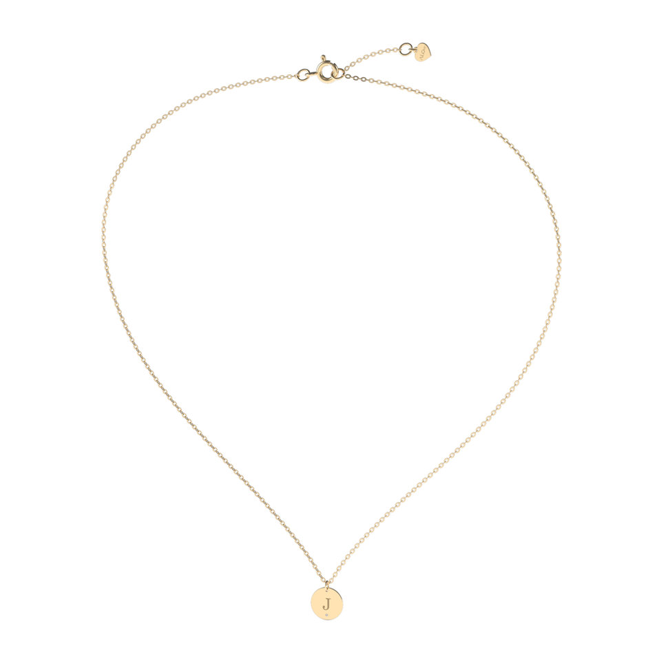 Náhrdelník s diamantom Little Coins J