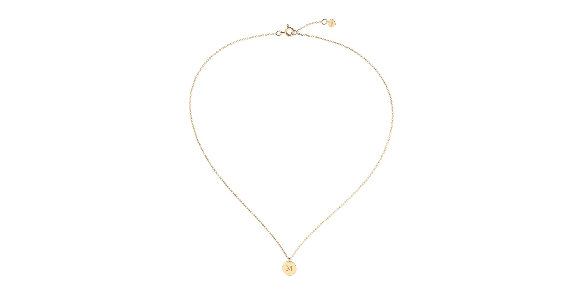 Náhrdelník s diamantom Little Coins M