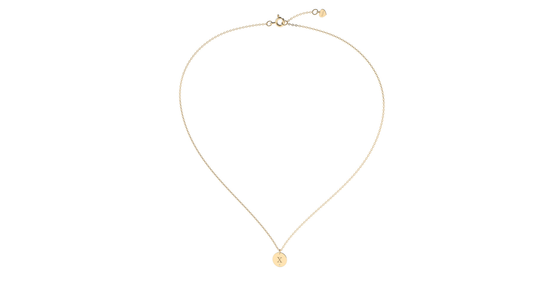 Náhrdelník s diamantom Little Coins X