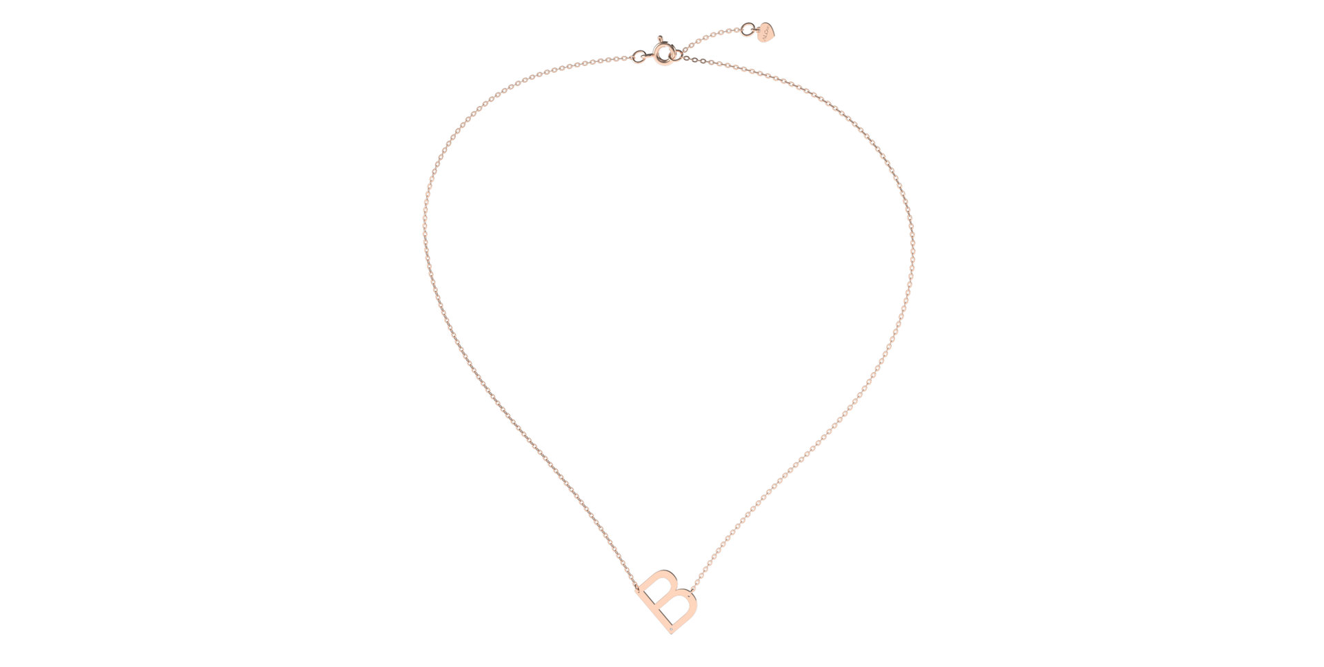 Náhrdelník s diamantom Big Line B