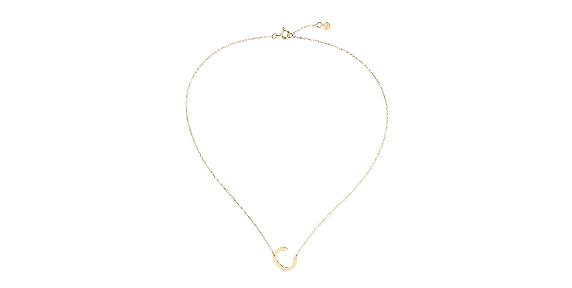 Náhrdelník s diamantom Big Line C