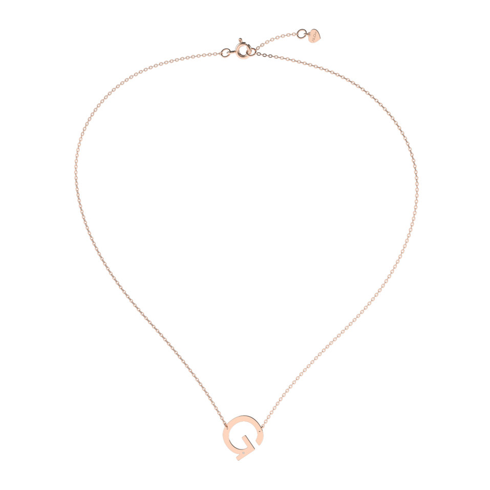 Náhrdelník s diamantom Big Line G