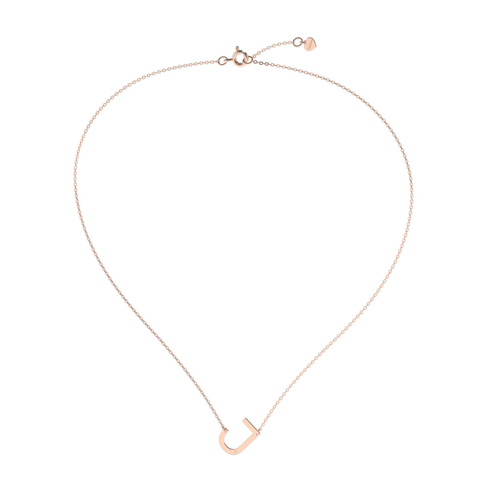 Náhrdelník s diamantom Big Line J