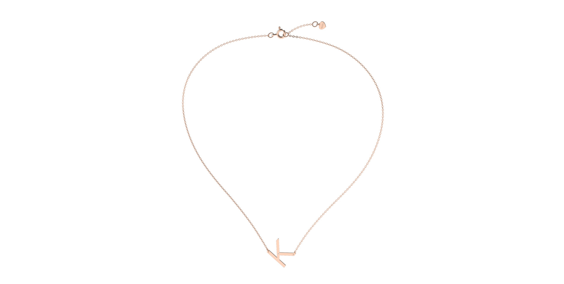 Náhrdelník s diamantom Big Line K