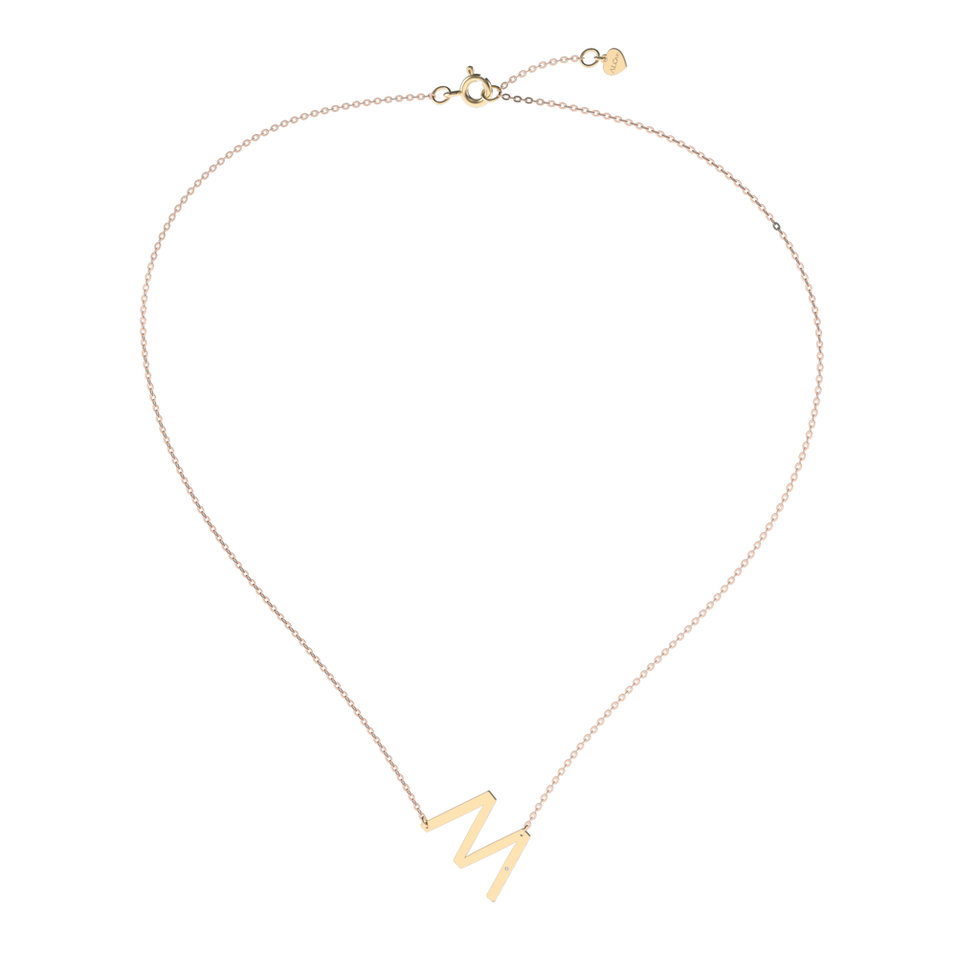 Náhrdelník s diamantom Big Line M