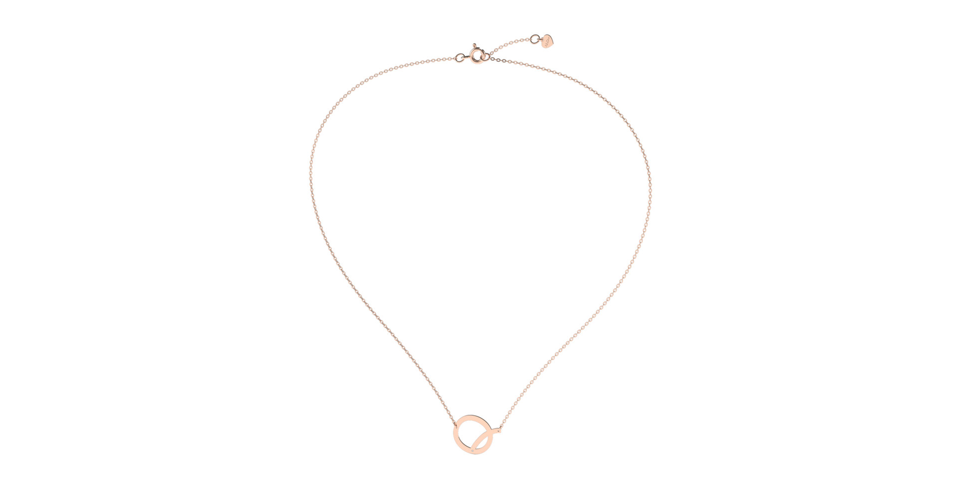 Náhrdelník s diamantom Big Line Q