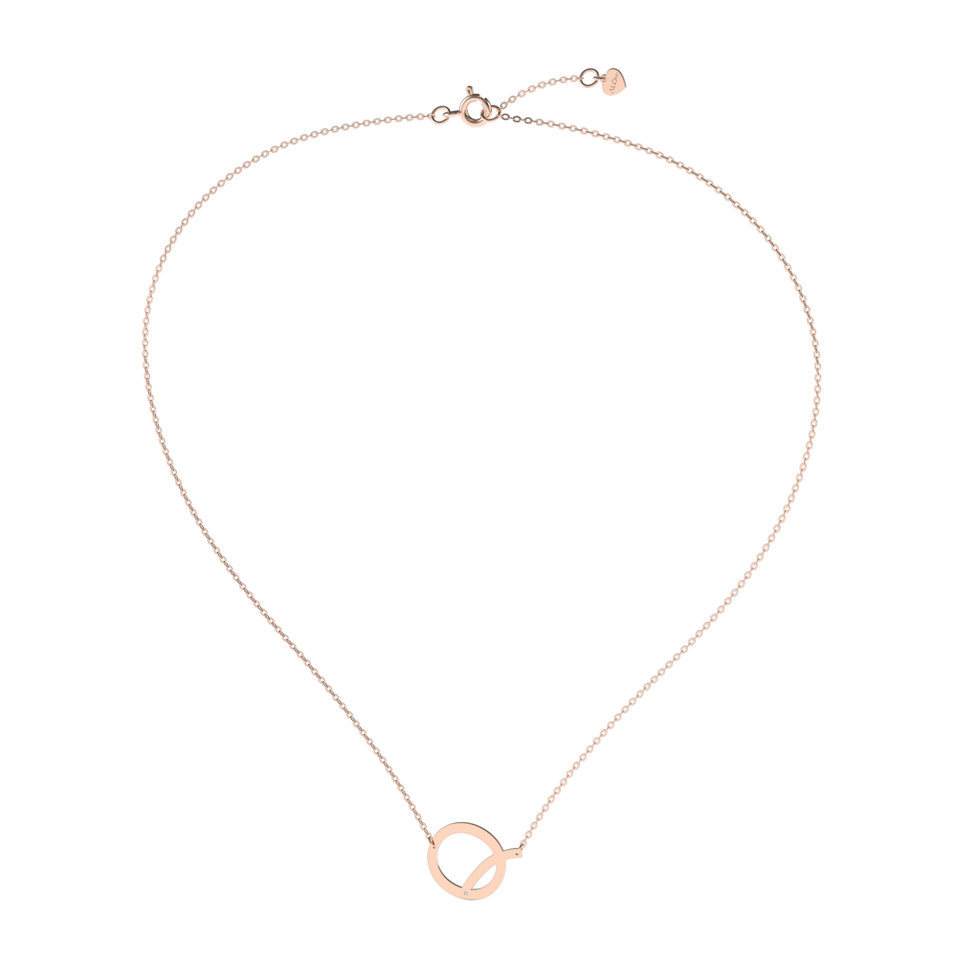 Náhrdelník s diamantom Big Line Q