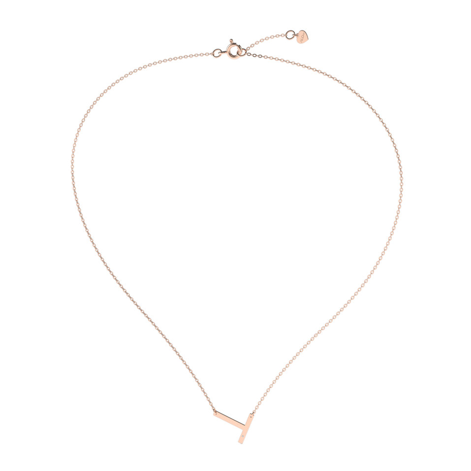 Náhrdelník s diamantom Big Line T