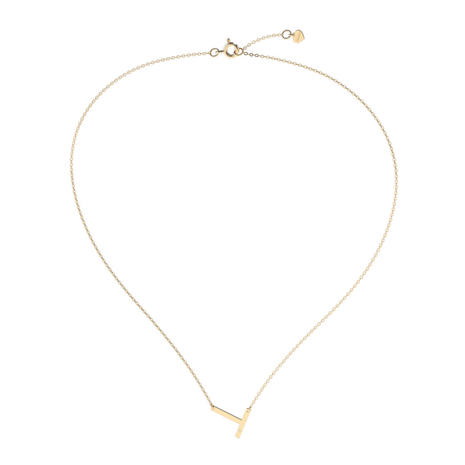 Náhrdelník s diamantom Big Line T