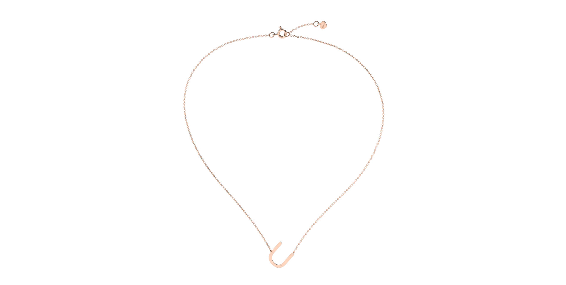 Náhrdelník s diamantom Big Line U