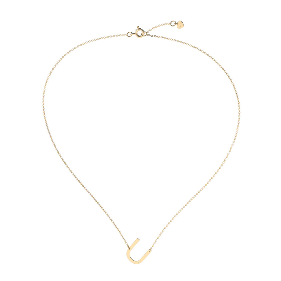 Náhrdelník s diamantom Big Line U