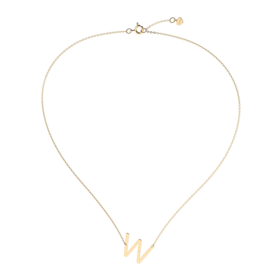 Náhrdelník s diamantom Big Line W