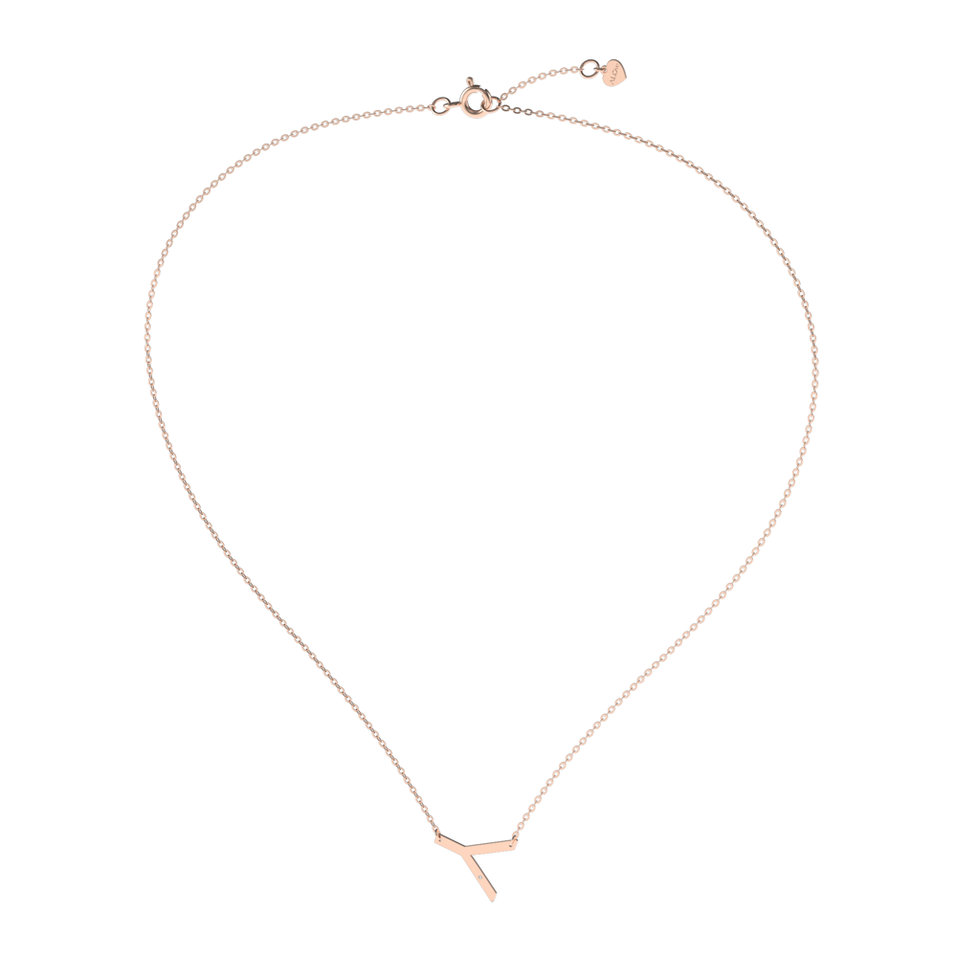 Náhrdelník s diamantom Big Line Y