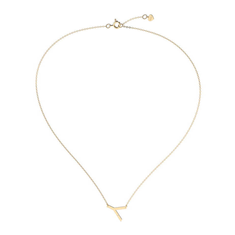 Náhrdelník s diamantom Big Line Y