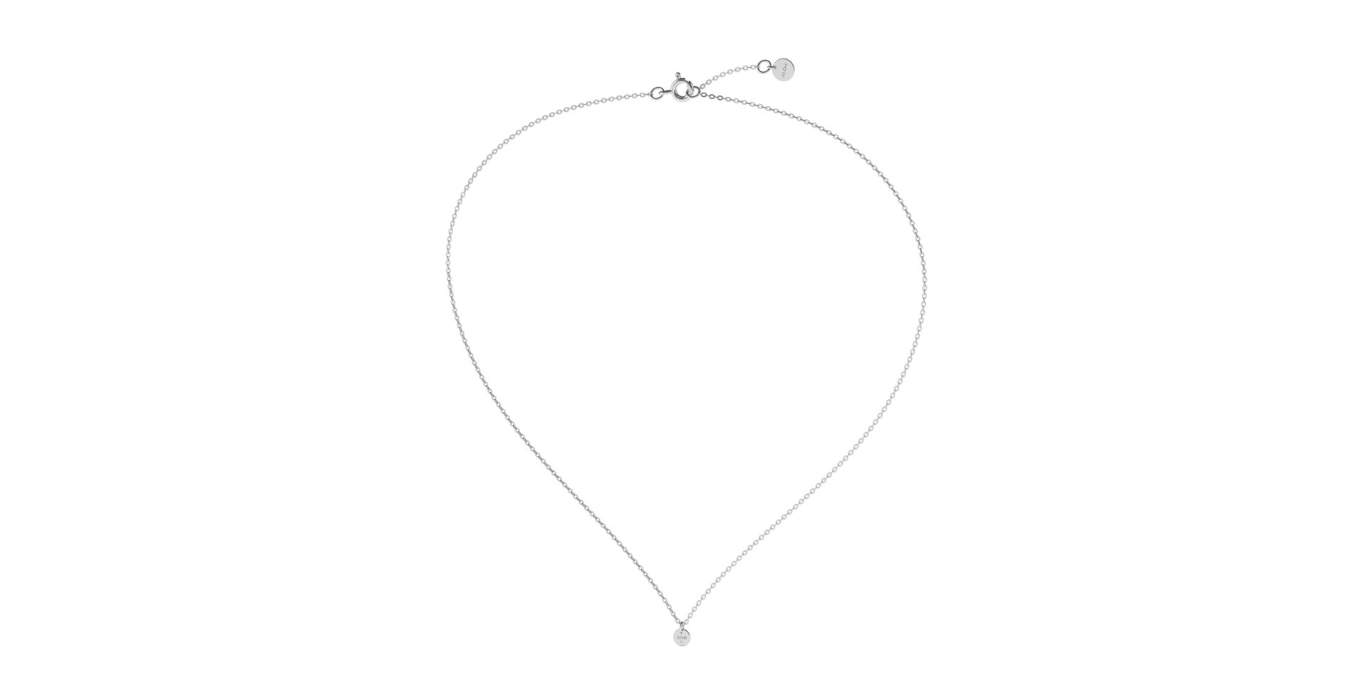 Náhrdelník s diamantom Love