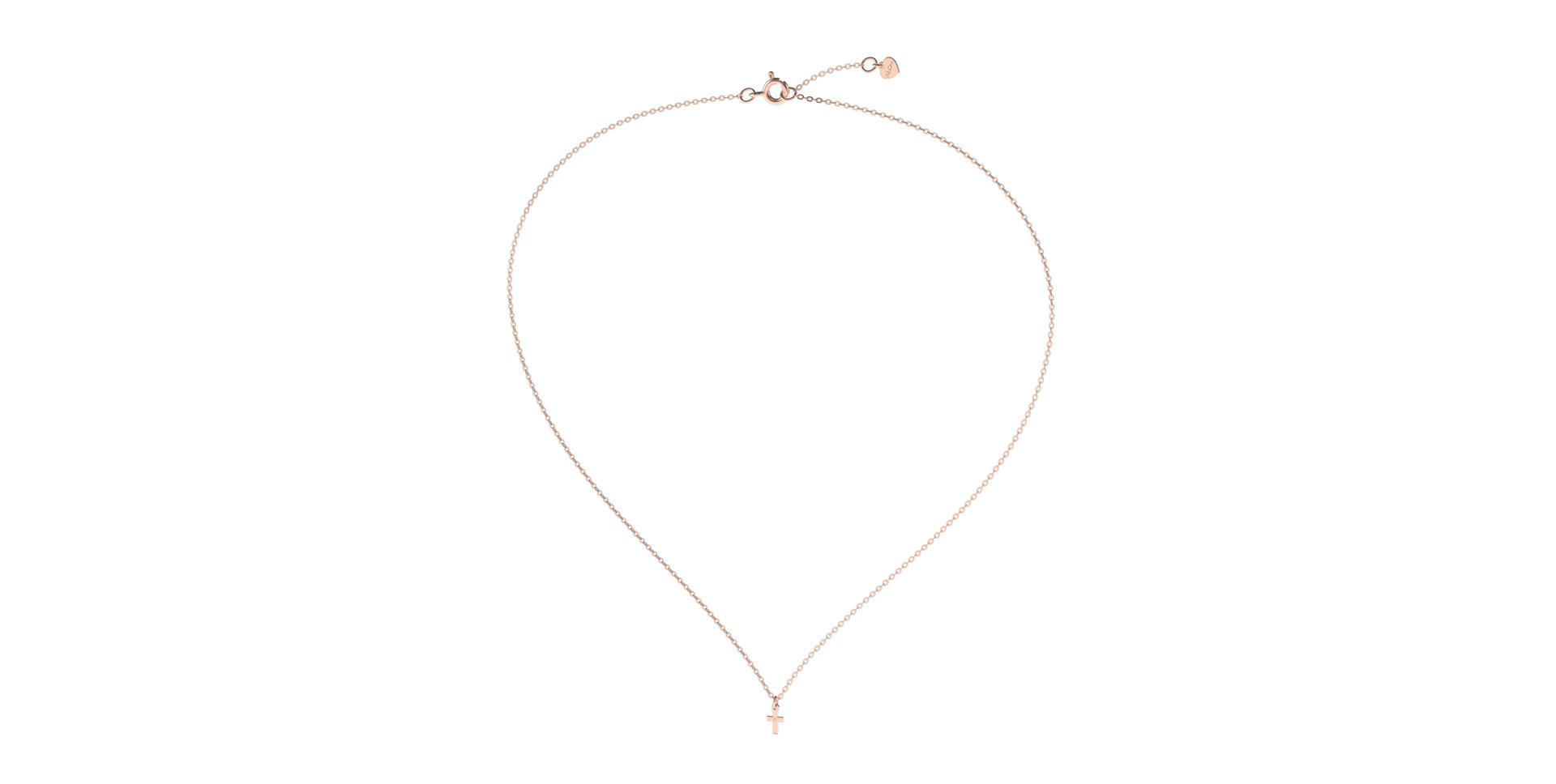 Náhrdelník s diamantom Cross