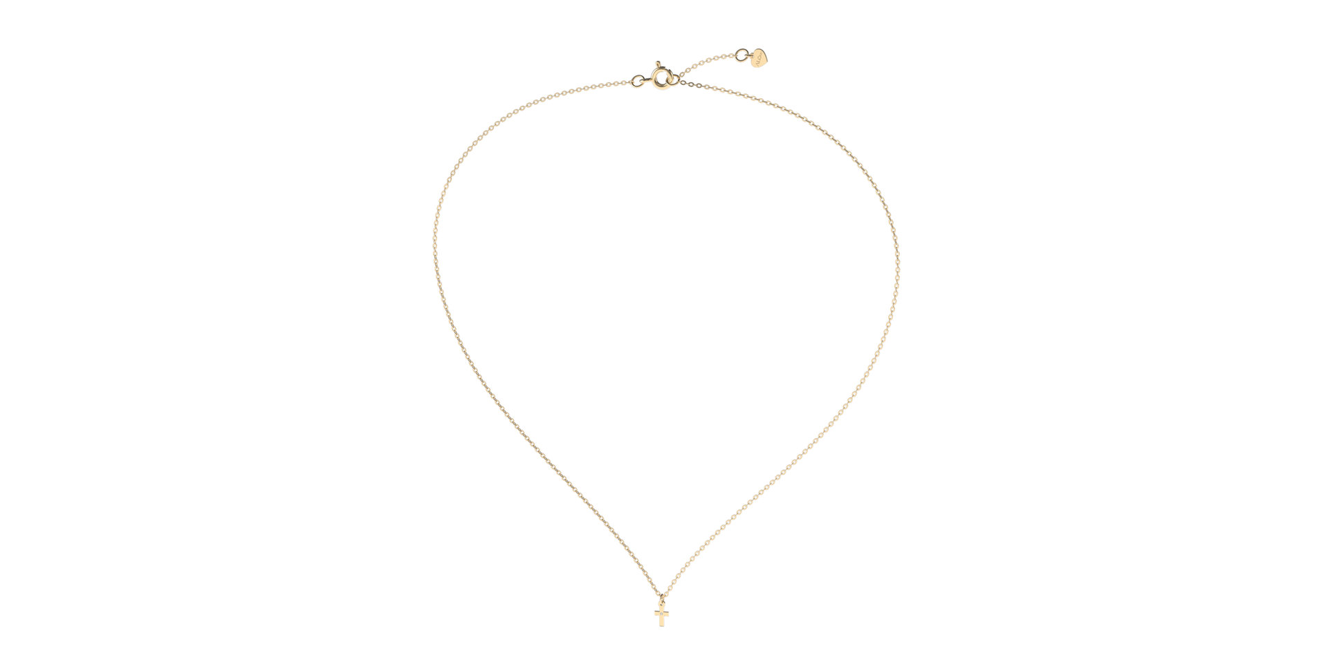 Náhrdelník s diamantom Cross