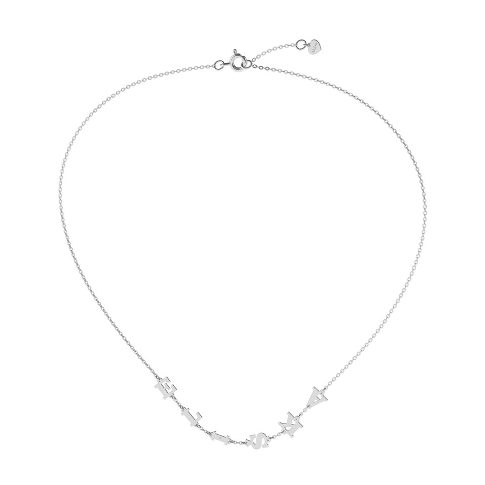 Náhrdelník s diamantom Big Letters