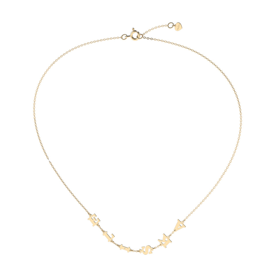 Náhrdelník s diamantom Big Letters