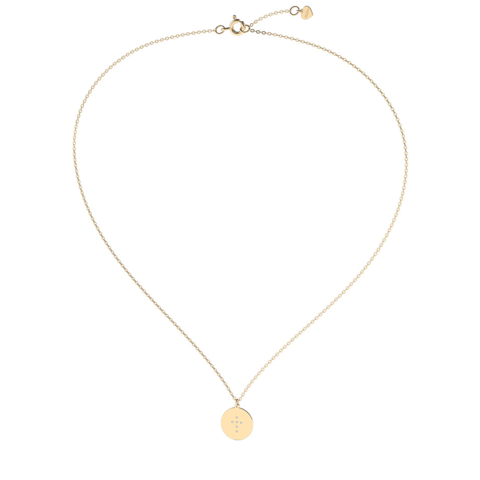 Náhrdelník s diamantom Diamond Cross
