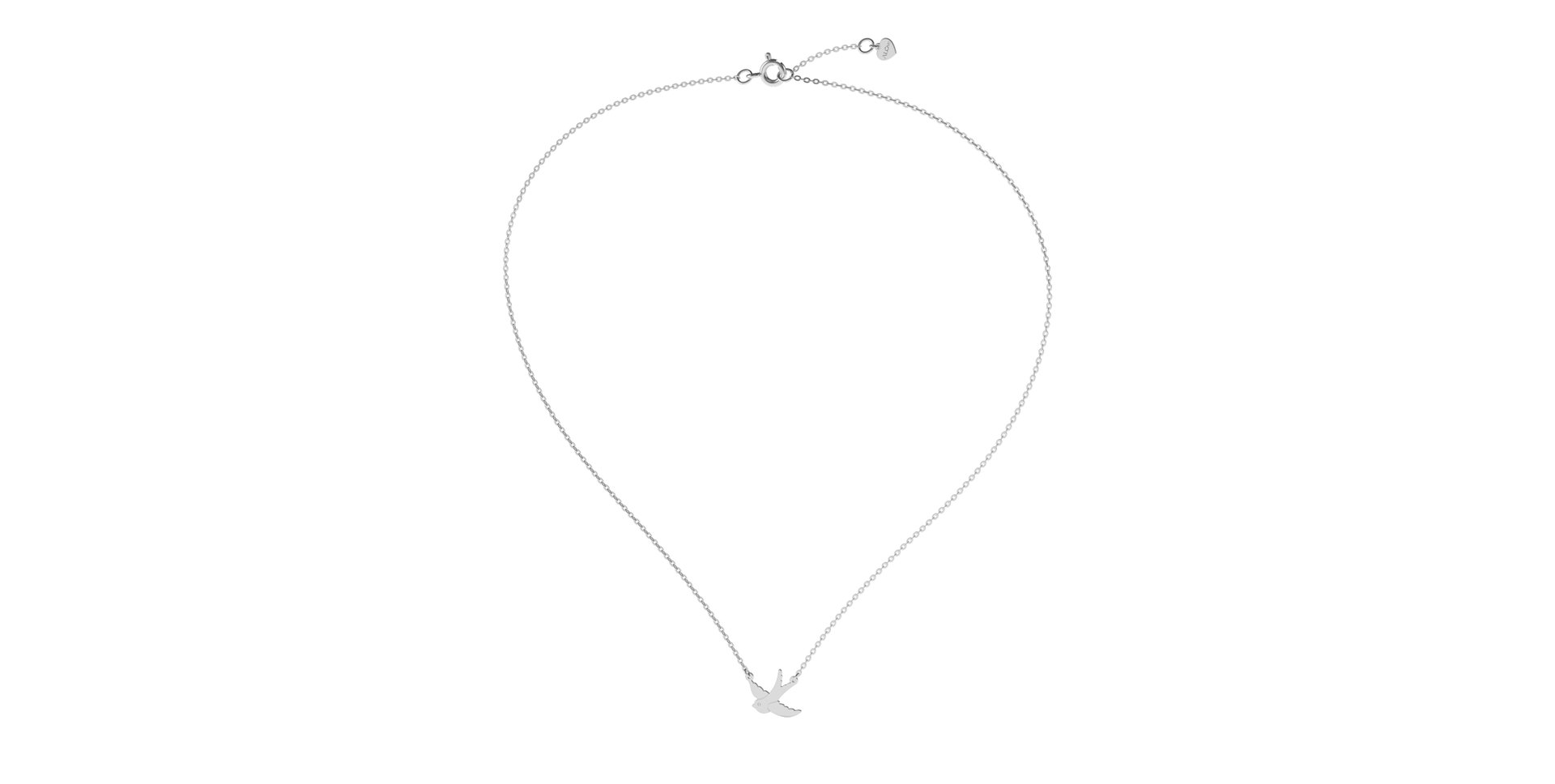 Náhrdelník s diamantom Swallow