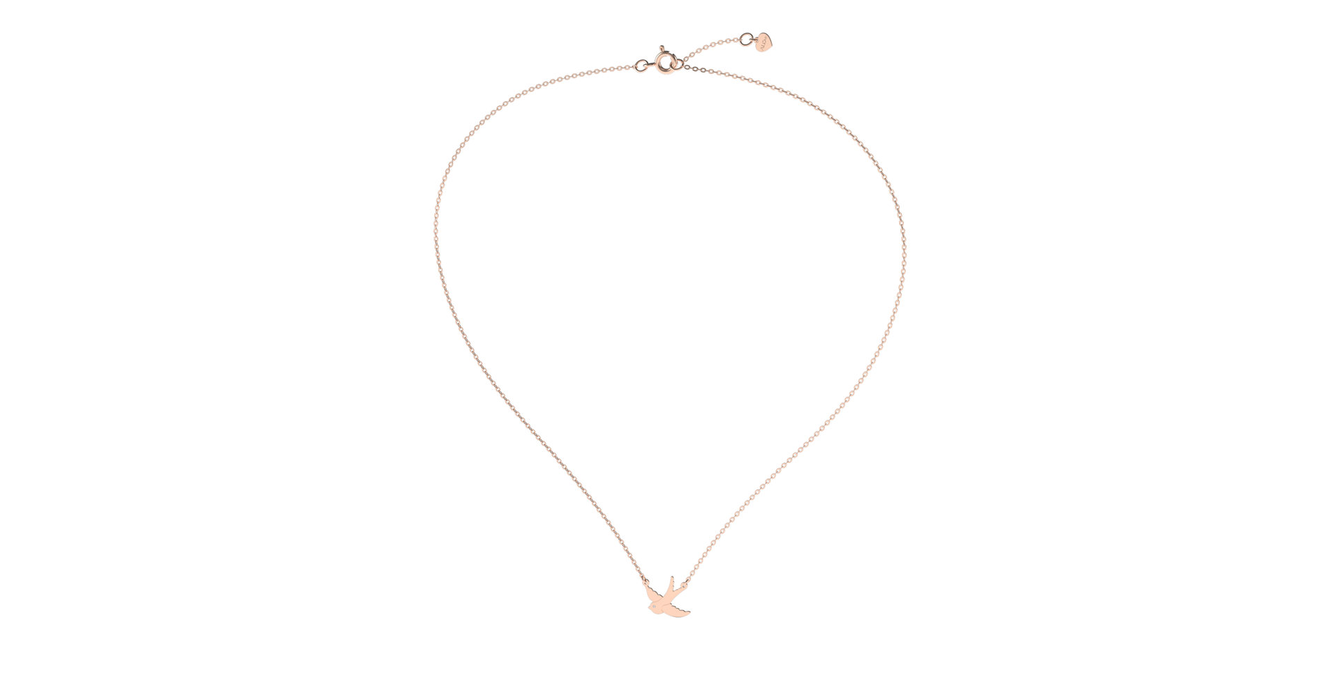 Náhrdelník s diamantom Swallow