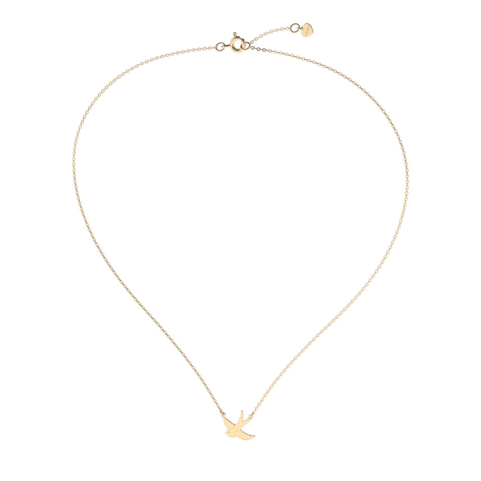 Náhrdelník s diamantom Swallow