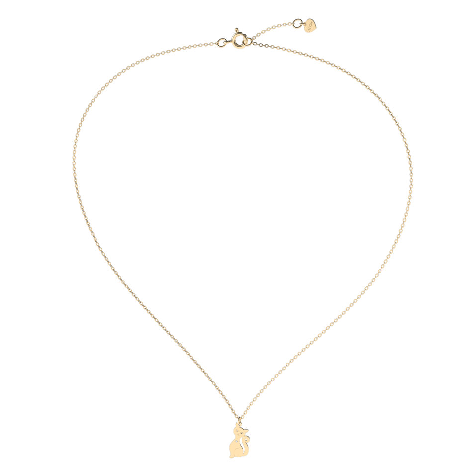 Náhrdelník s diamantom Cat