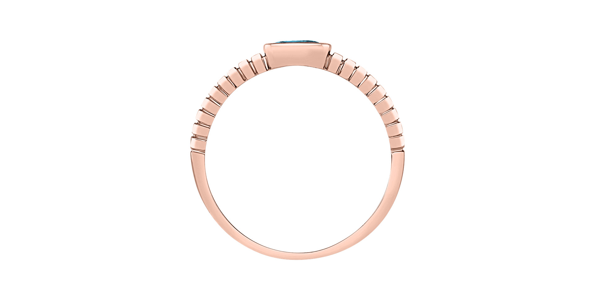 Prsteň s topásom swiss Bonbon