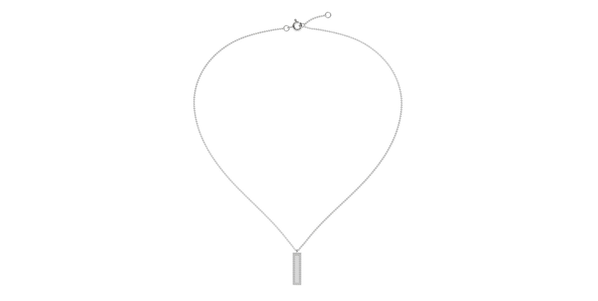 Náhrdelník s diamantmi Diamond Shimmer